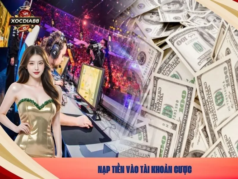 Nạp tiền vào tài khoản cược