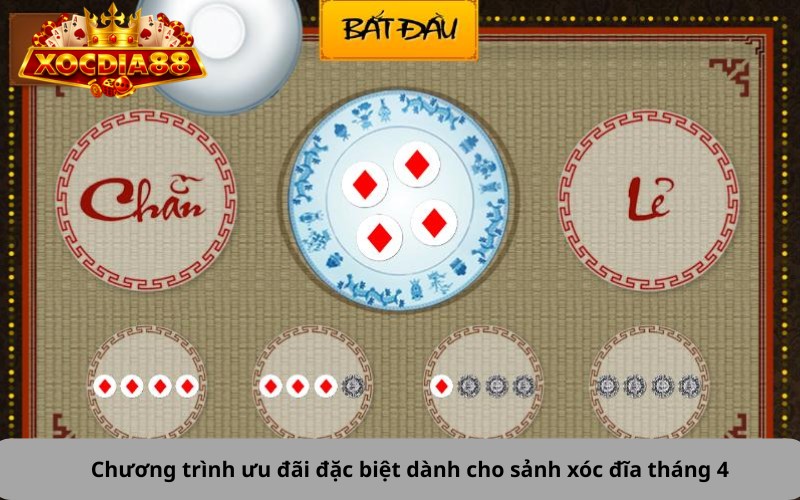 Chương trình ưu đãi đặc biệt dành cho sảnh xóc đĩa tháng 4